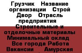 Грузчик › Название организации ­ Строй Двор › Отрасль предприятия ­ Строительные и отделочные материалы › Минимальный оклад ­ 1 - Все города Работа » Вакансии   . Амурская обл.